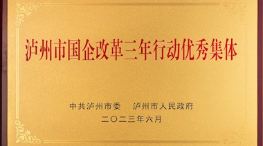 瀘州市國企改革三年行動優秀集體